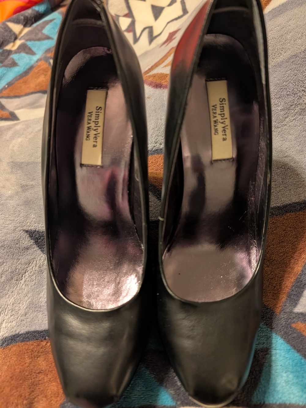 Simply Vera Vera Wang Black Classic Women's Pumps